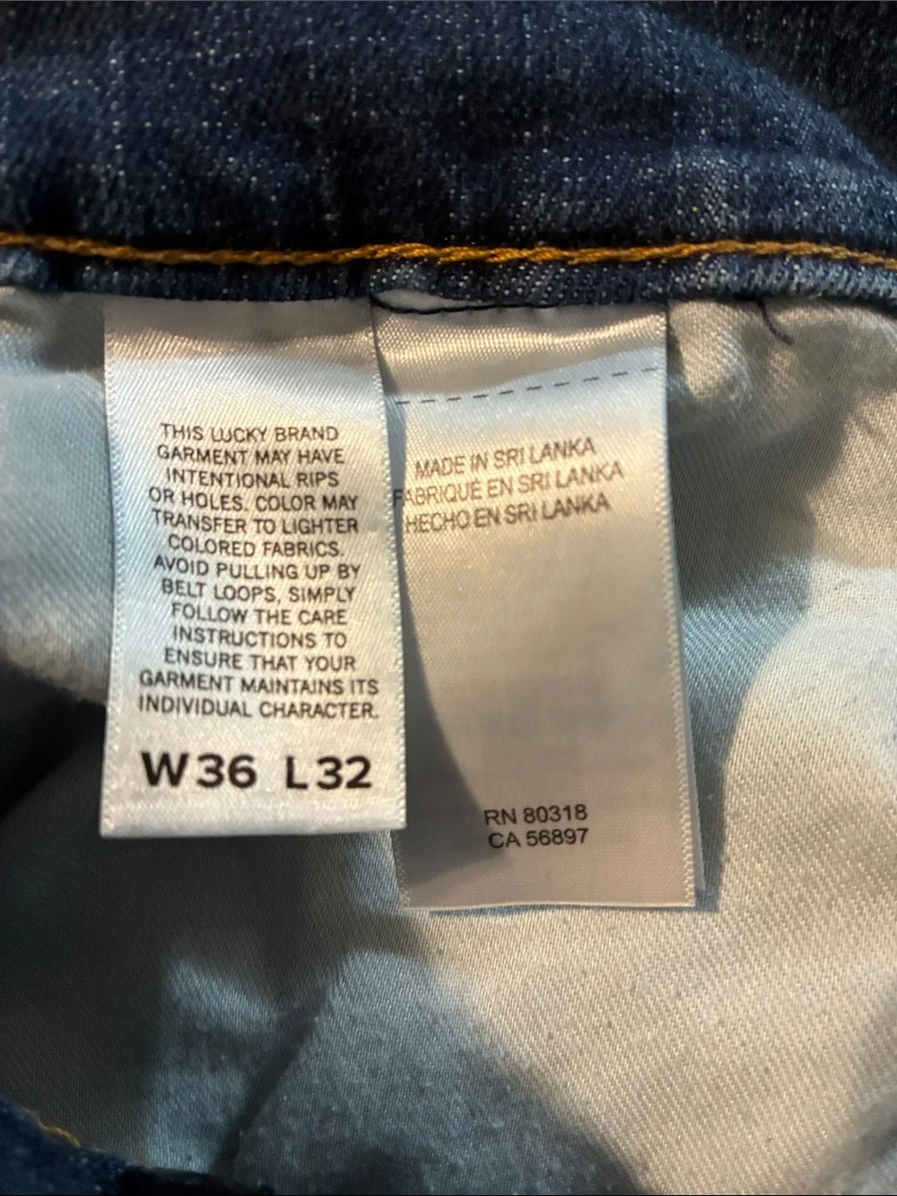 Lucky Brand Men's Straight Jeans in Medium Blue Wash